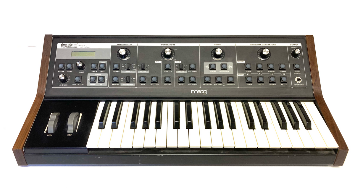 Moog Little Phatty Wood Side Panels Synthcraft